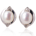 real pink freshwater pearl earrings